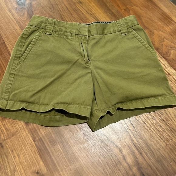 J. Crew stretch chino short size 4 green - Picture 10 of 10